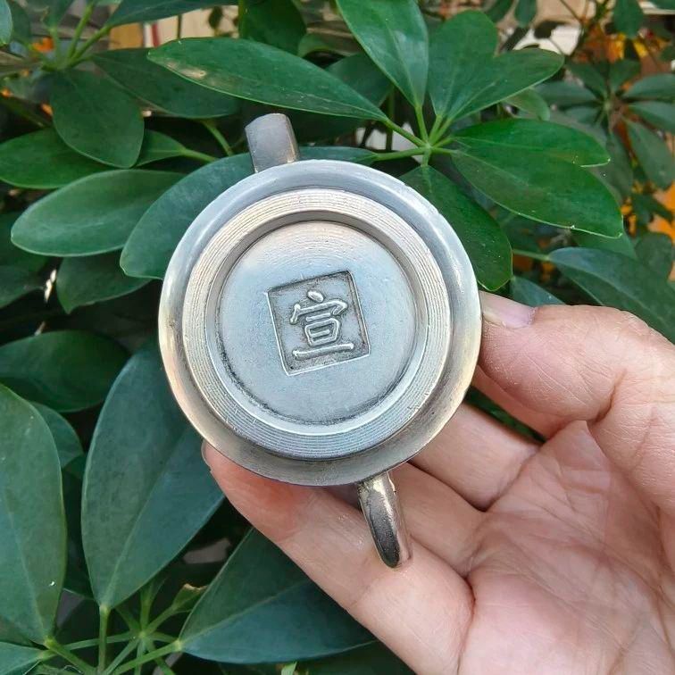 銅器 浮彫福字酒壺 茶壺 家庭茶道 置物 装飾品 工芸品 - メルカリ