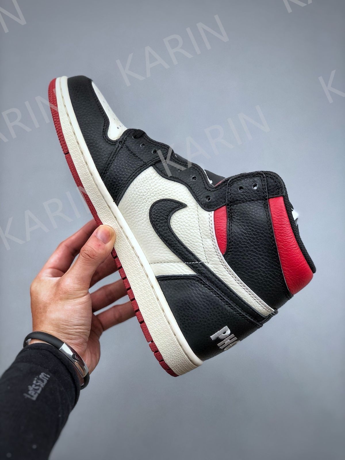 RAF SIMONS エナメル スエード切替 ハイカット スニーカー RAF SIMONS エナメル スエード切替 ハイカット スニーカー高