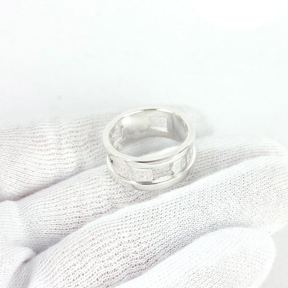 【中古】 ティファニー 1837 エレメントリング シルバー SV925 実寸:約13号 ティファニー 1837 エレメント シルバーリング