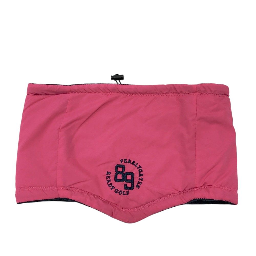 PEARLY GATES パーリーゲイツ ロゴ刺繍 ネックウォーマー ピンク系 FR