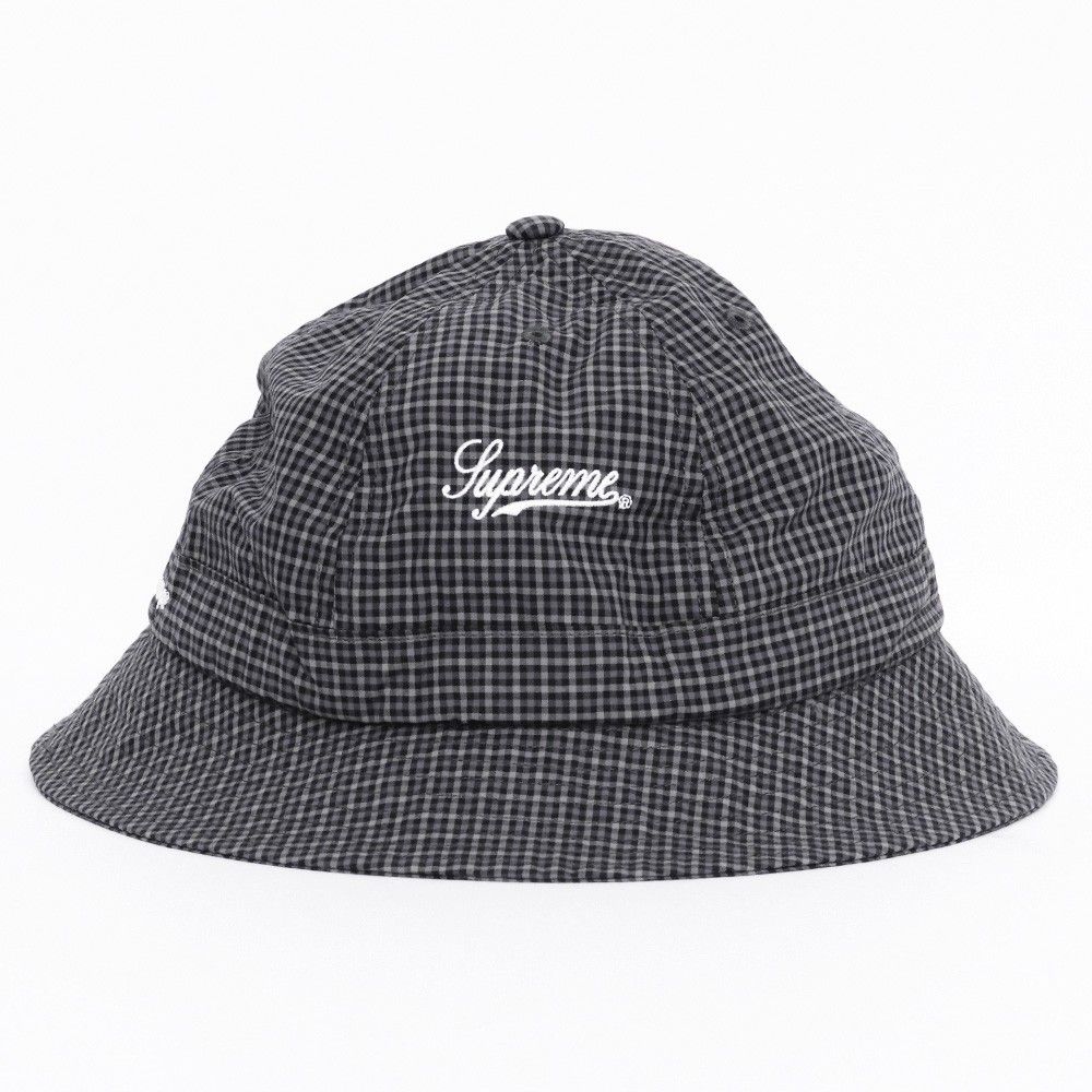 SUPREME Cordura Plaid Bell Hat サイズM/L ブラック - メルカリ