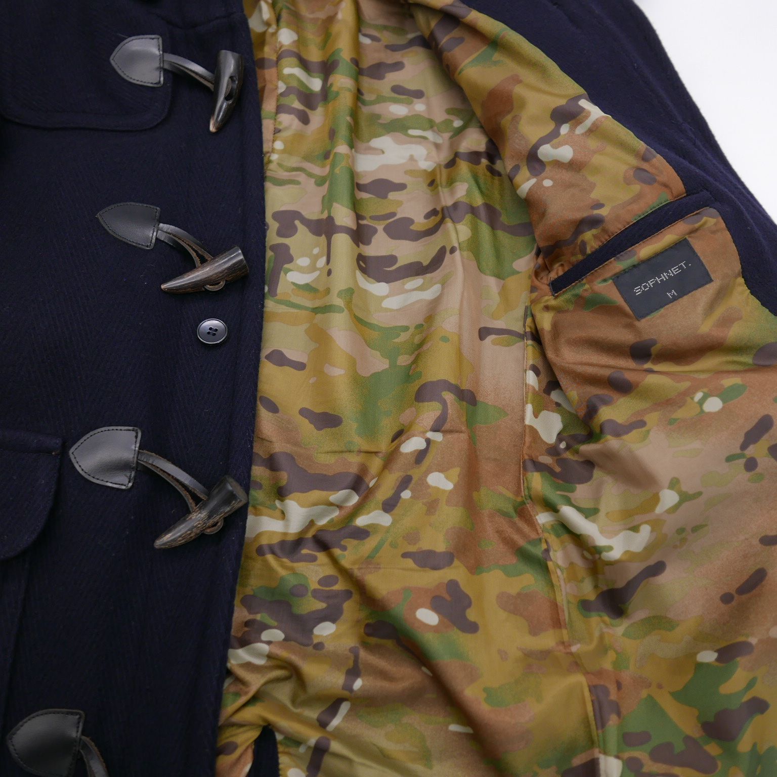 SOPHNET. ソフネット WOOL MELTON DUFFLE COAT メンズ アウター 