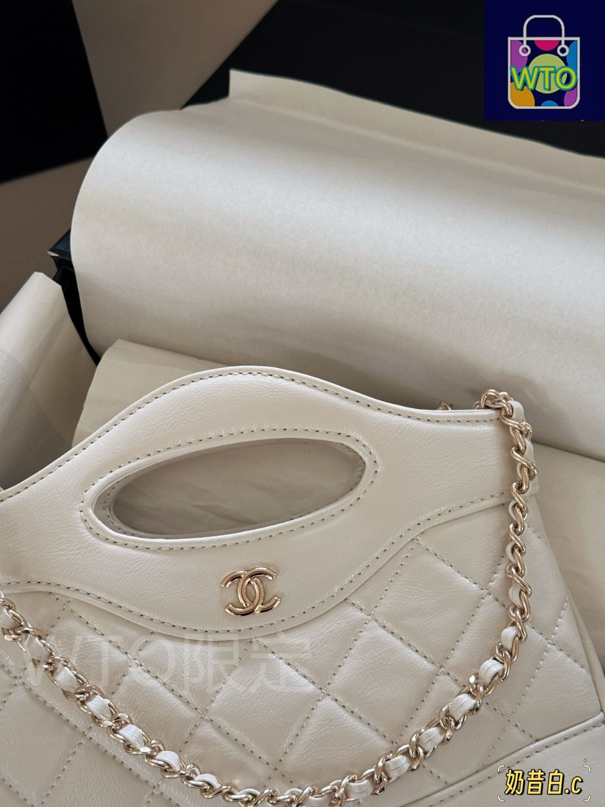 大人気♡CHANEL 31 ナノ ショルダーバッグ ホワイト 今日特価】Chanel シャネル 31 ナノ バッグ 横型デザインの超