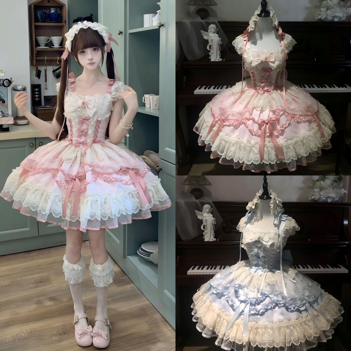 ドレス コスプレ lolita オリジナル 洋服 ロリータ ワンピース