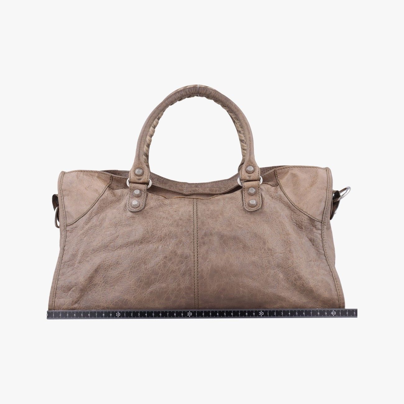 バレンシアガBalenciagaジャイアントシティブラウンラムスキン282009.2525 1669