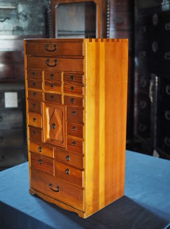 木製22杯引き出しの現代版薬箪笥