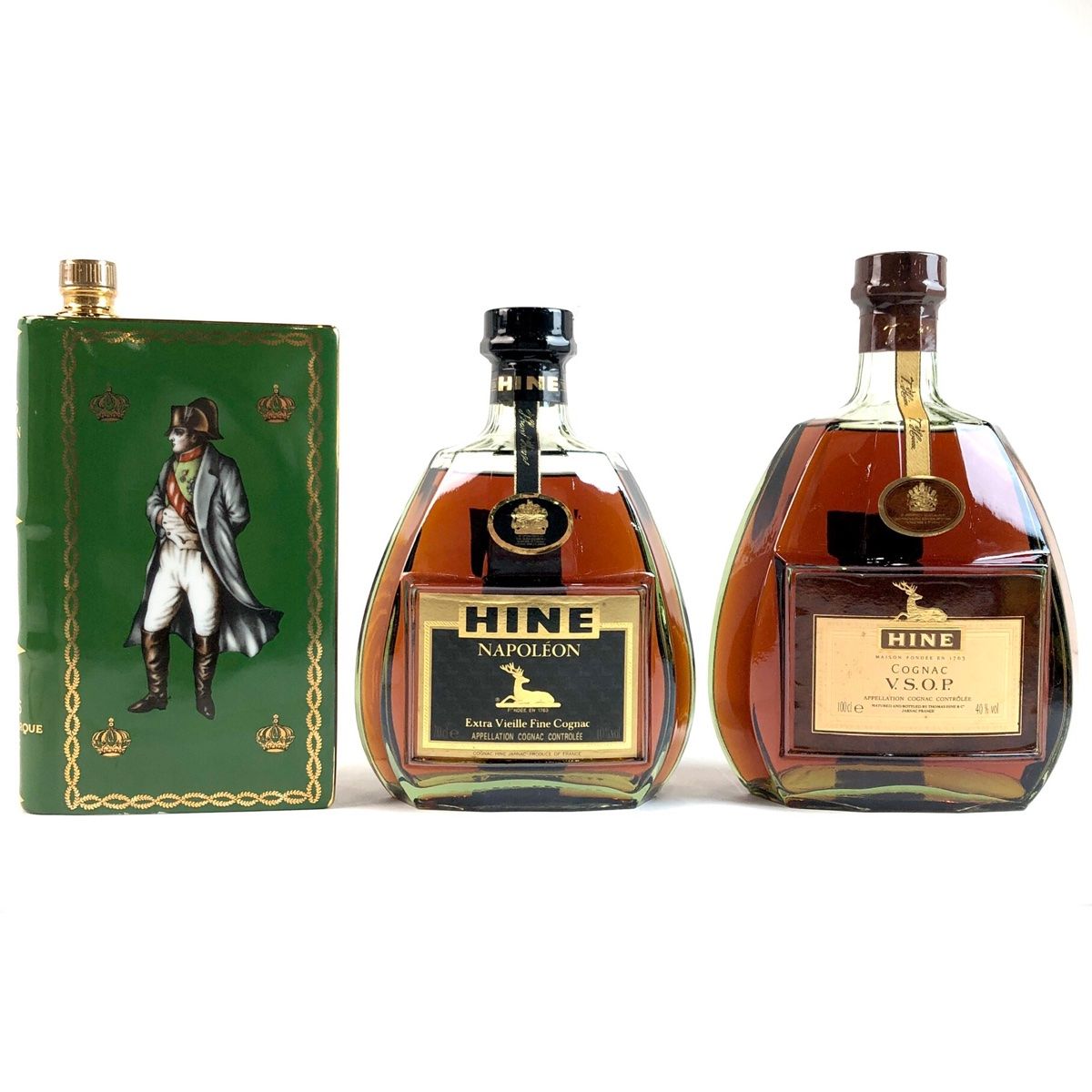 3本 カミュ ハイン コニャック 700ml ブランデー セット 古酒