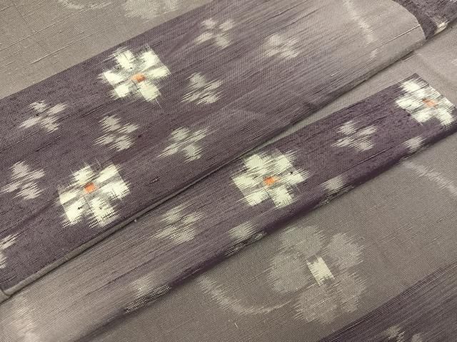 平和屋着物○上質な紬 間道 正絹 逸品 AABA6458ph