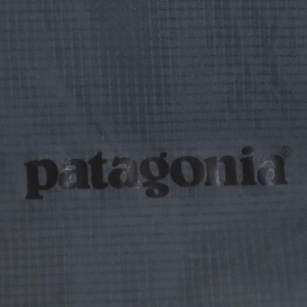 パタゴニア アウトドア ロゴ ナイロンジップパーカー S グレー系 patagonia ベンチレーション メンズ   【230308】66cm肩幅