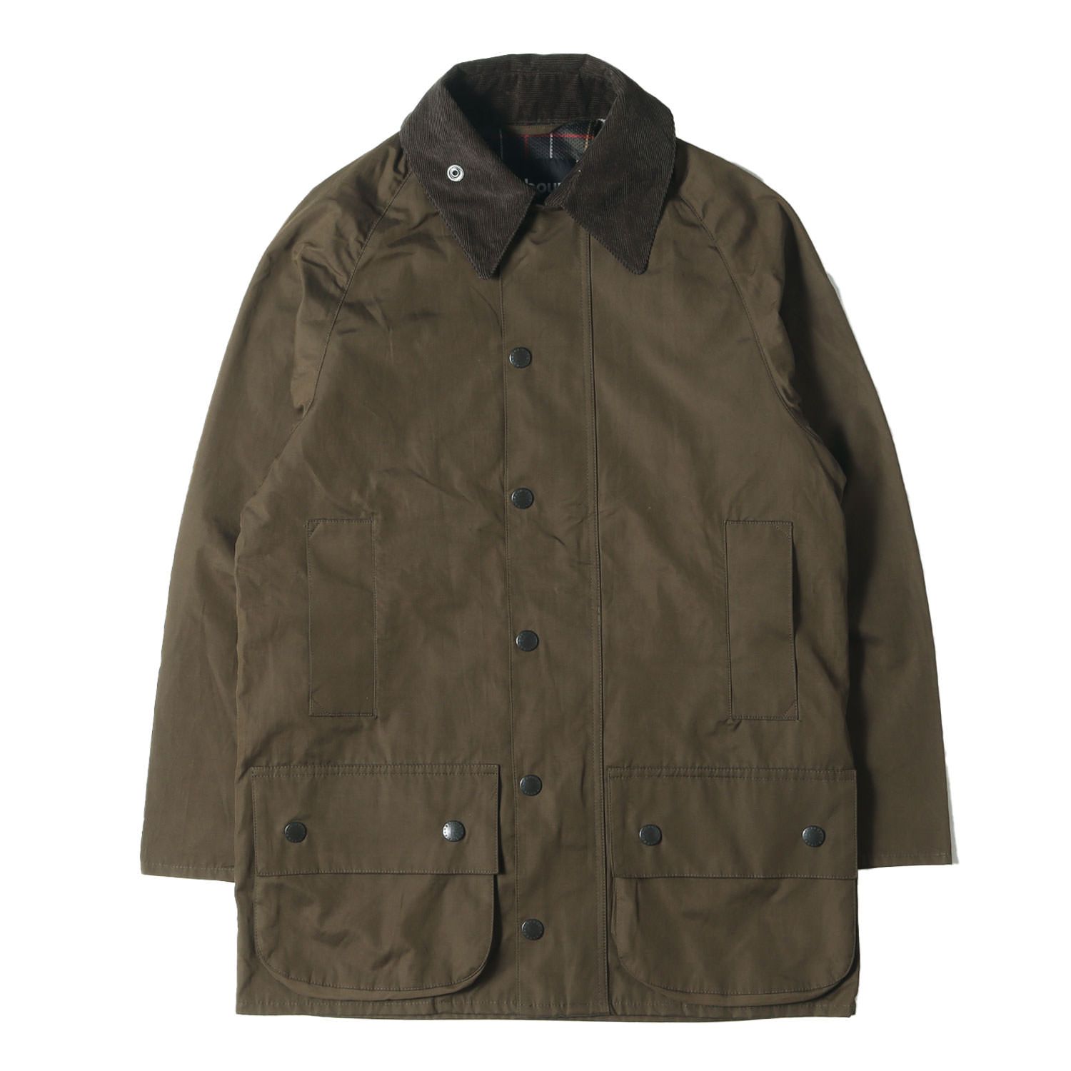 美品 BARBOUR バブアー ジャケット サイズ:34(XS) 23SS BEAMS別注 SS ビューフォート ピーチスキン ノンワックス  ジャケット PEACHED BEAUFORT ブラウン アウター ブルゾン コート 上着【メンズ】