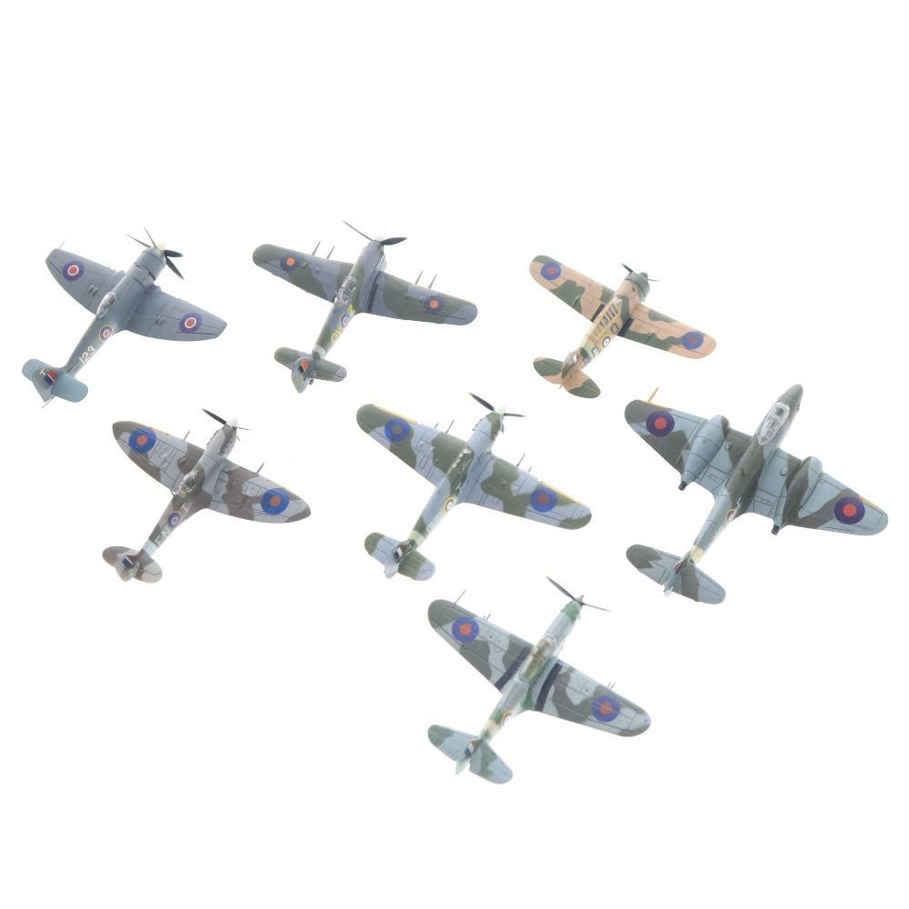エフトイズ プラモデル 7点セット イギリス軍 戦闘機 B339 P-39Q MK.11C MK.VB MK.IB FB.11 F.1 完成品