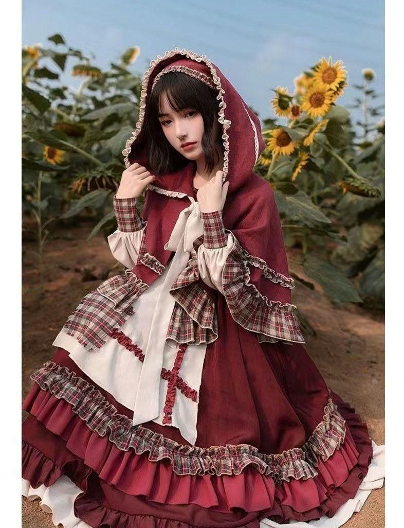 栀】LO626 lolitaオリジナル 洋服 ロリータ ワンピース フルセット