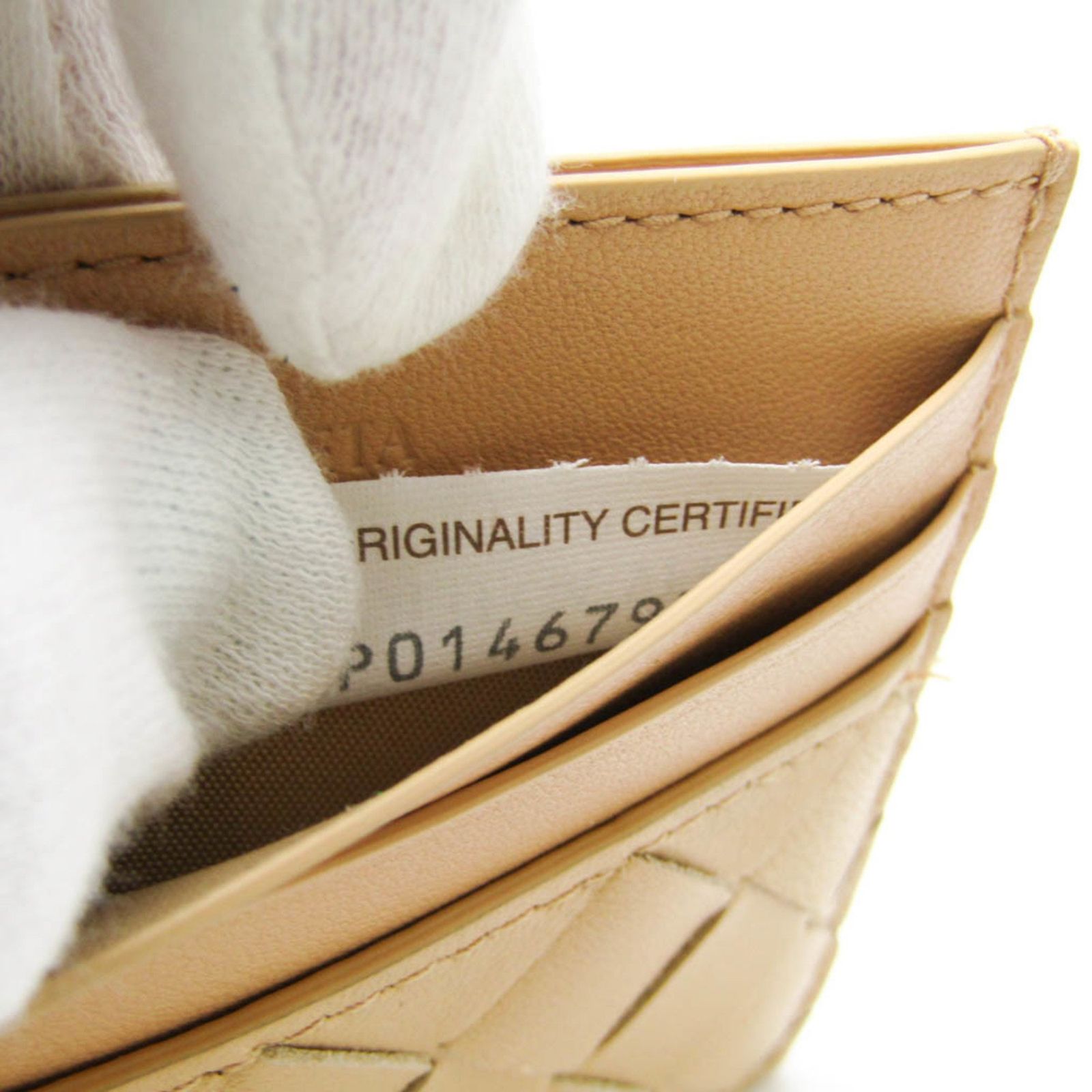 ボッテガ・ヴェネタ(Bottega Veneta) イントレチャート レザー カード