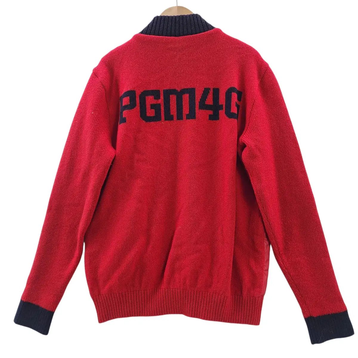 95 パーリーゲイツ ゴルフウェア 防風 ボタン ハーフジップ