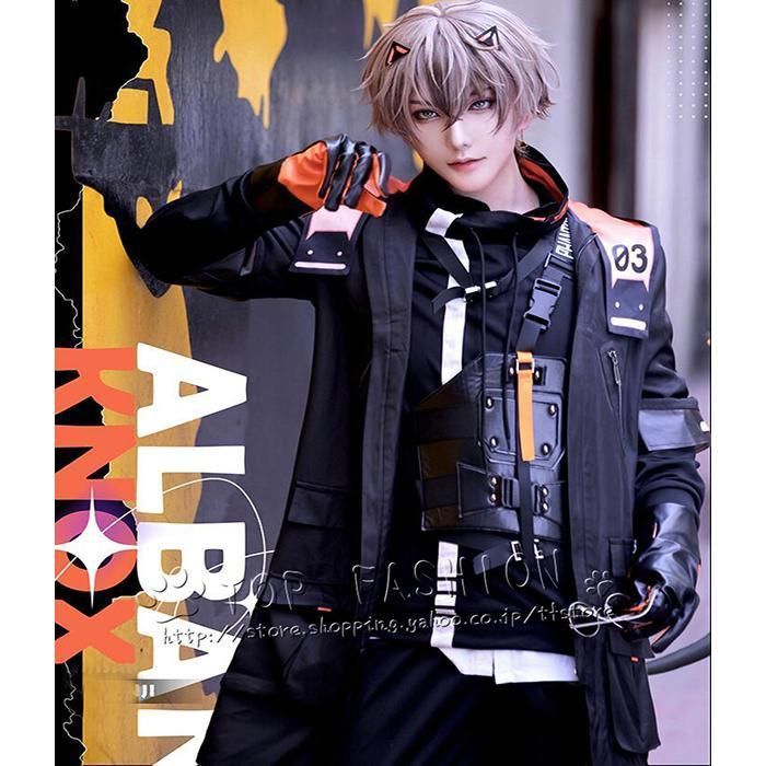 バーチャル YouTuber VTuber Noctyx Alban Knox アルバーン?ノックス コスプレ衣装 ウィッグ 靴 道具別売り