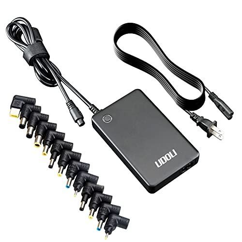 UDOLI [PSE認証済品]ノートパソコン電源アダプター90W パソコン電源コネクタ変換アダプター AC充電器 コネクタ13種類 Asus Sony 10.5v Acer Compaq19v Lenovo 20v Samsung14v Hp Fujitsu