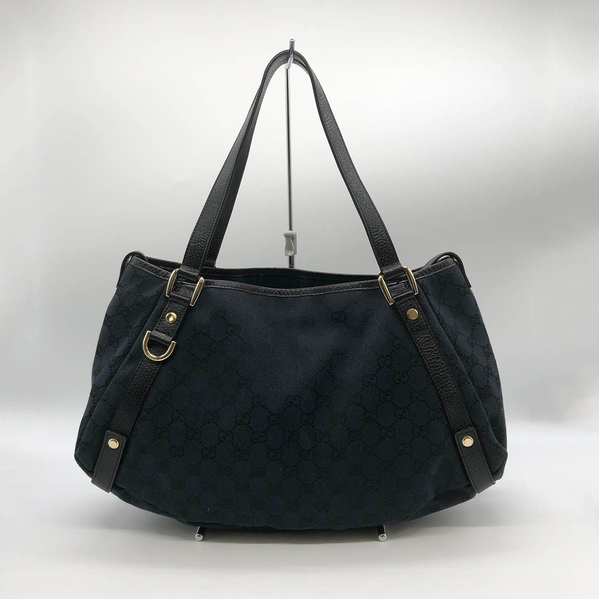 美品 GUCCI グッチ 130736 GGキャンバス アビーライントート 美品 GUCCI グッチ 130736 GGキャンバス アビーライントート