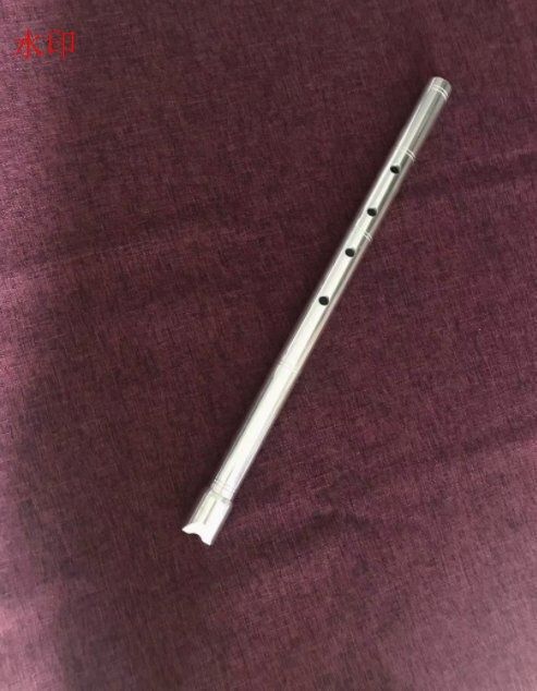 5穴尺八金属尺八アルミ合金尺八8穴フルート金属フルート唐口フルート尺八D管-01