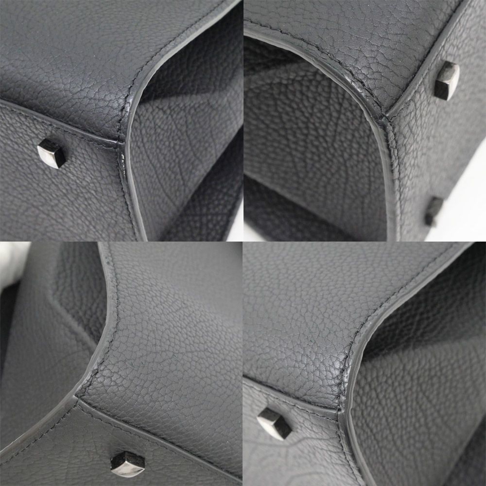 名東】【DELVAUX】デルヴォー タンペートGM ブラック ハンド 2WAY