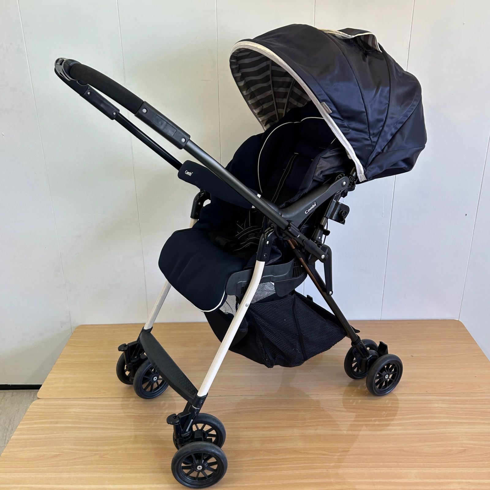 コンビ Combi ベビーカー メチャカーゴ IG ボーダーネイビー Combi