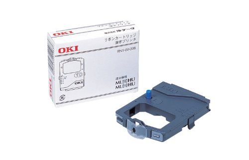 沖データ インクリボン 黒(6個1組)(80HU/50HU用) RN6-00-008