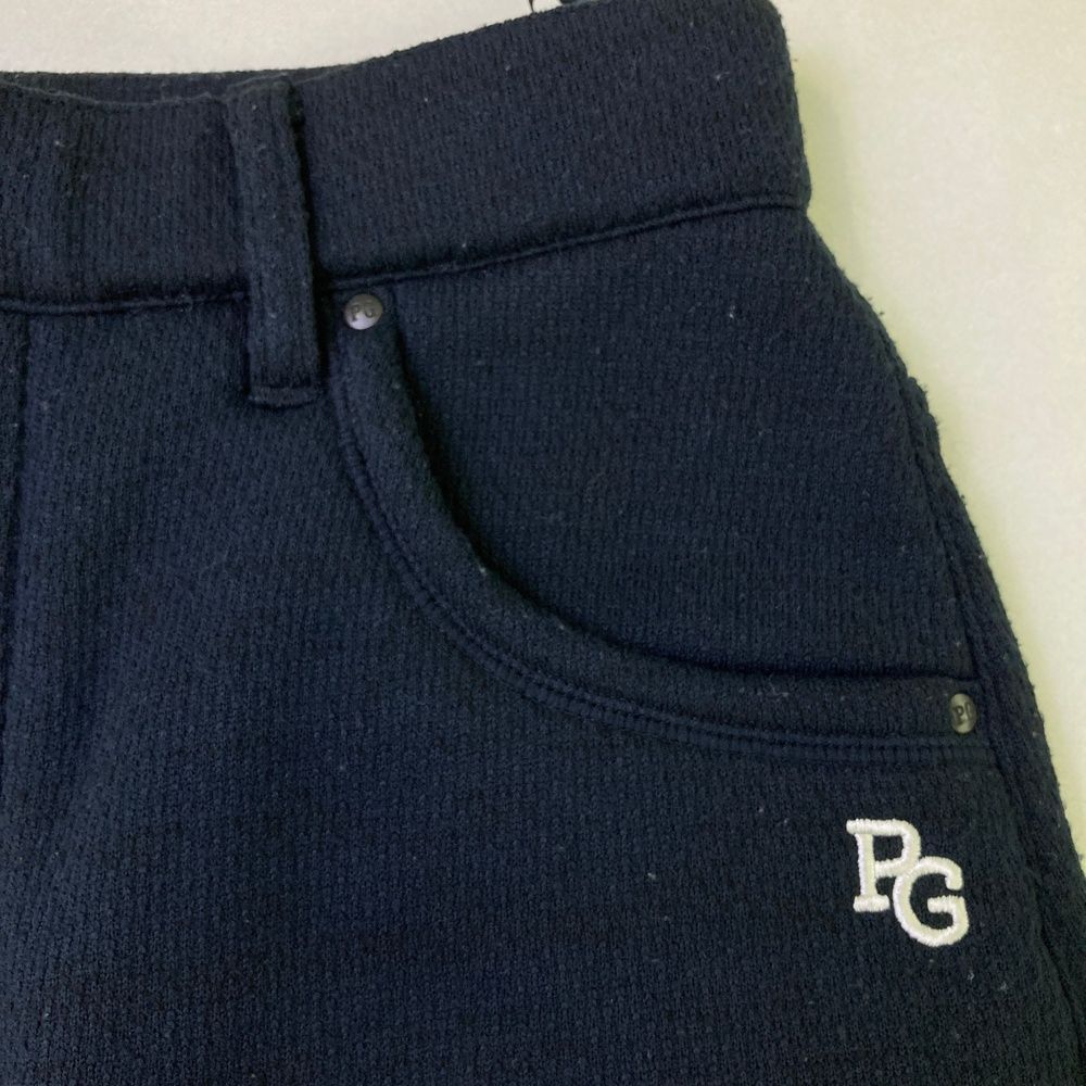 サイズ：0 PEARLY GATES パーリーゲイツ リブ付 スカート ネイビー系