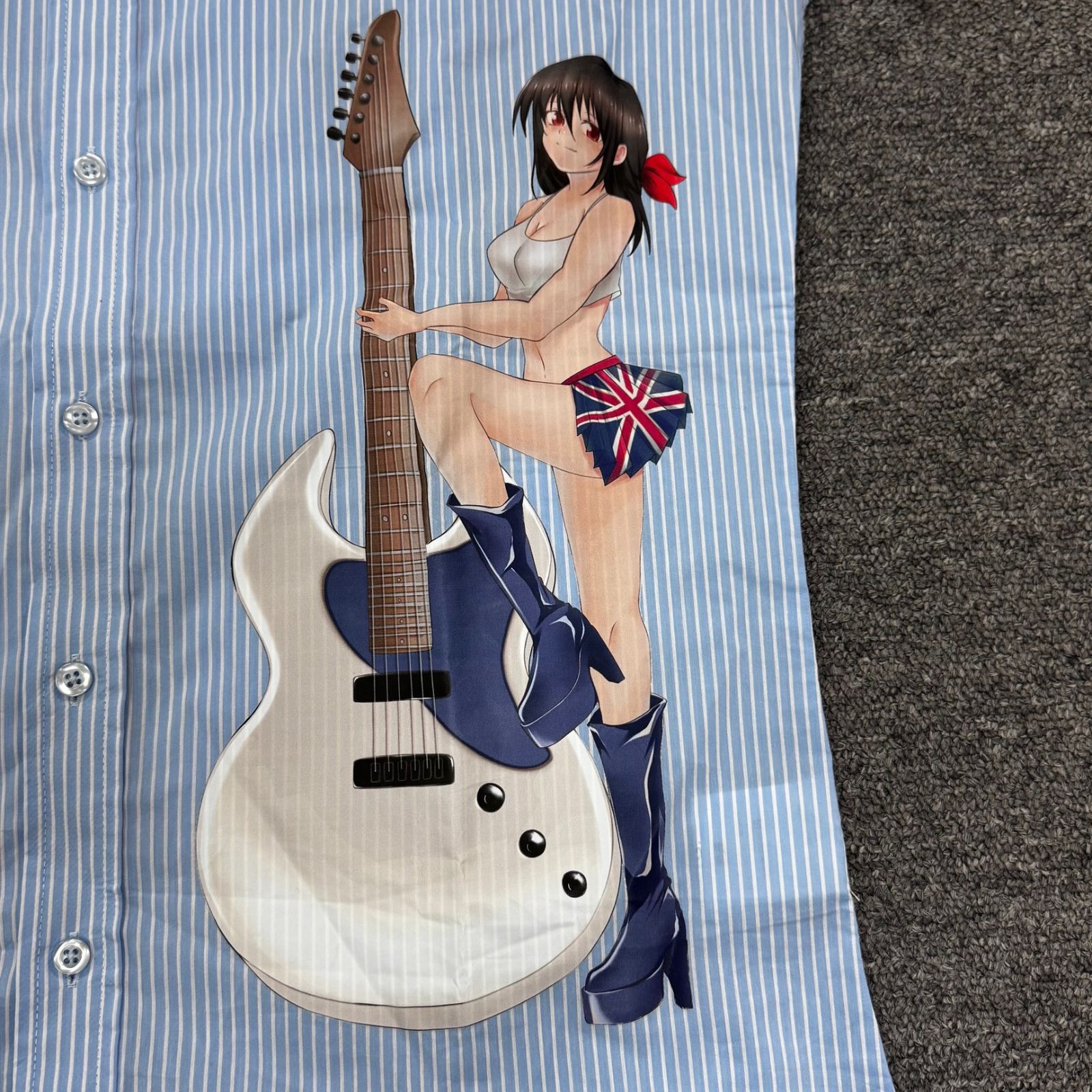 Son Ludo Y-Y GUITAR SHIRT ギターストライプシャツ アニメ柄 