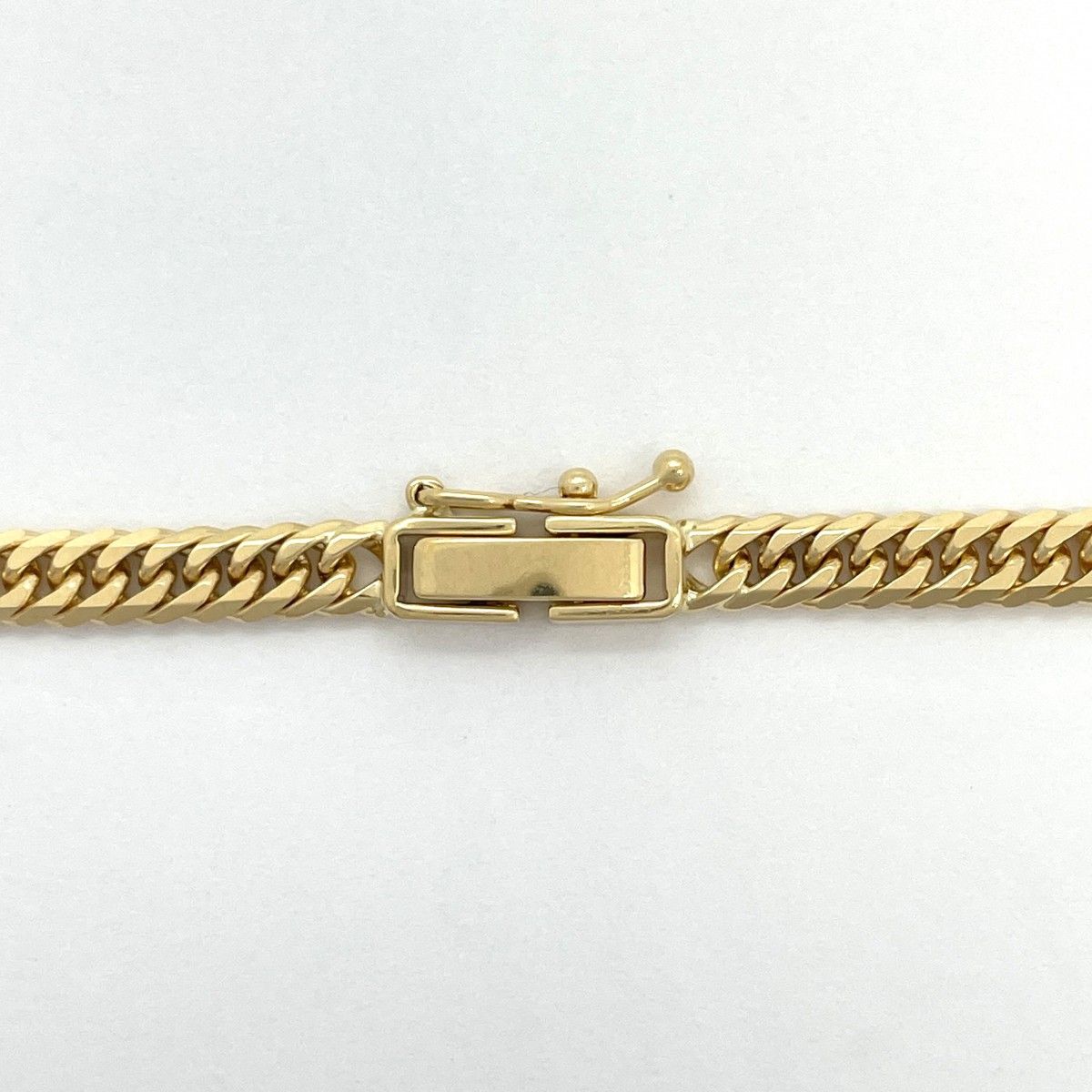 5khd032】喜平 ネックレス K18 ゴールド 6面 ダブル 50.5cm 20.2