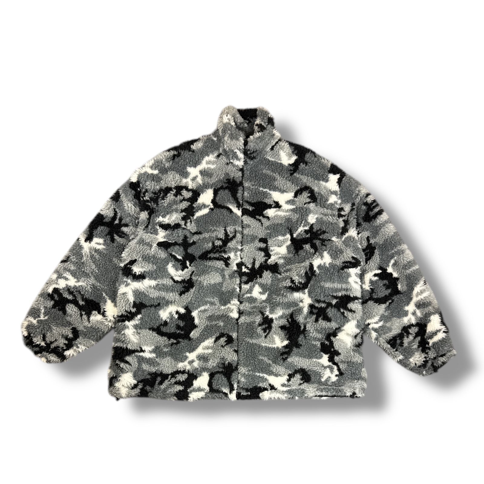 国内正規 BALENCIAGA カモフラージュ 迷彩 フリース ジャケット ボア