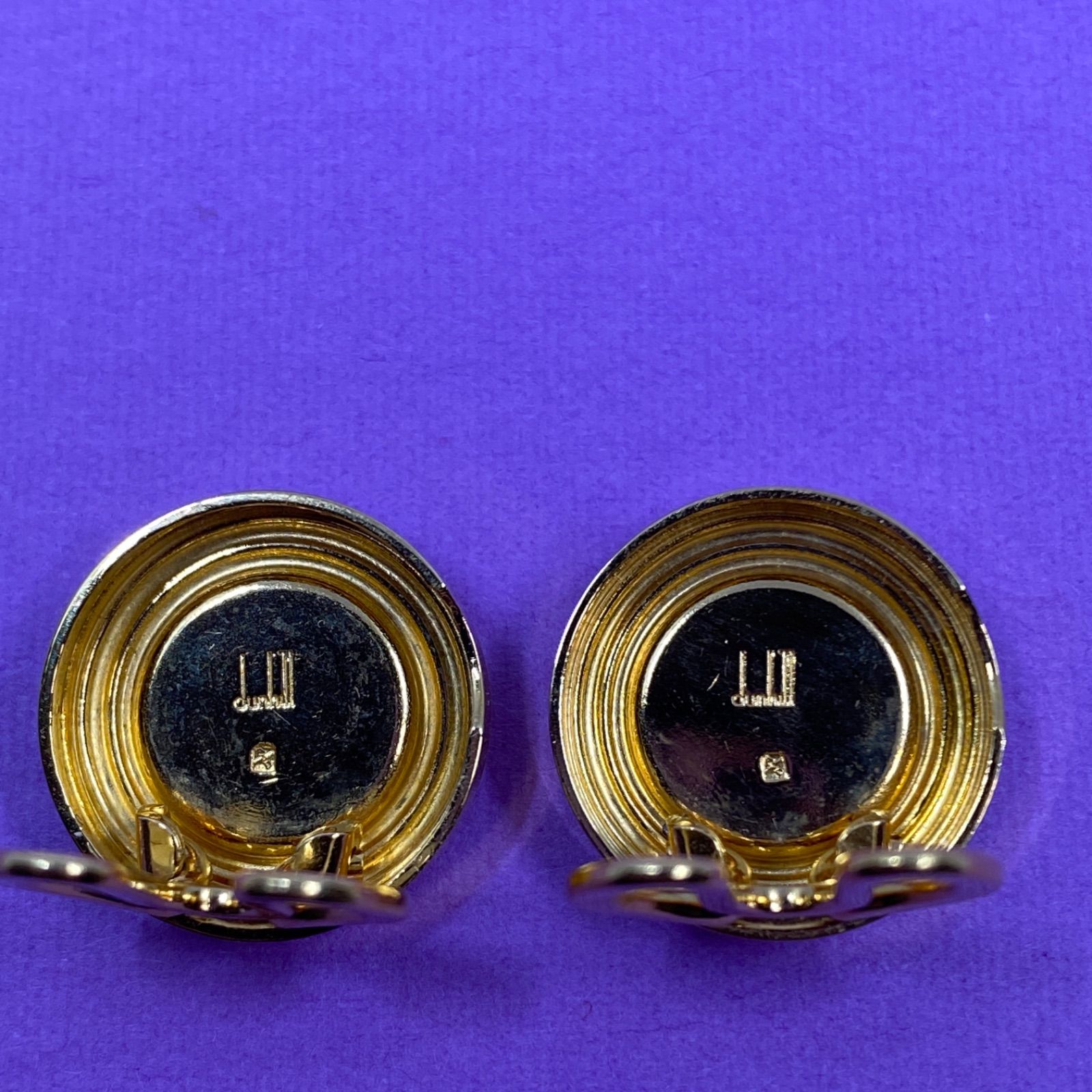 【ダンヒル Dunhill】ねずみ　カフス & ラベルピン セット 箱付き】dunhill ダンヒル ラペルピン ピンバッジ カフスボタン