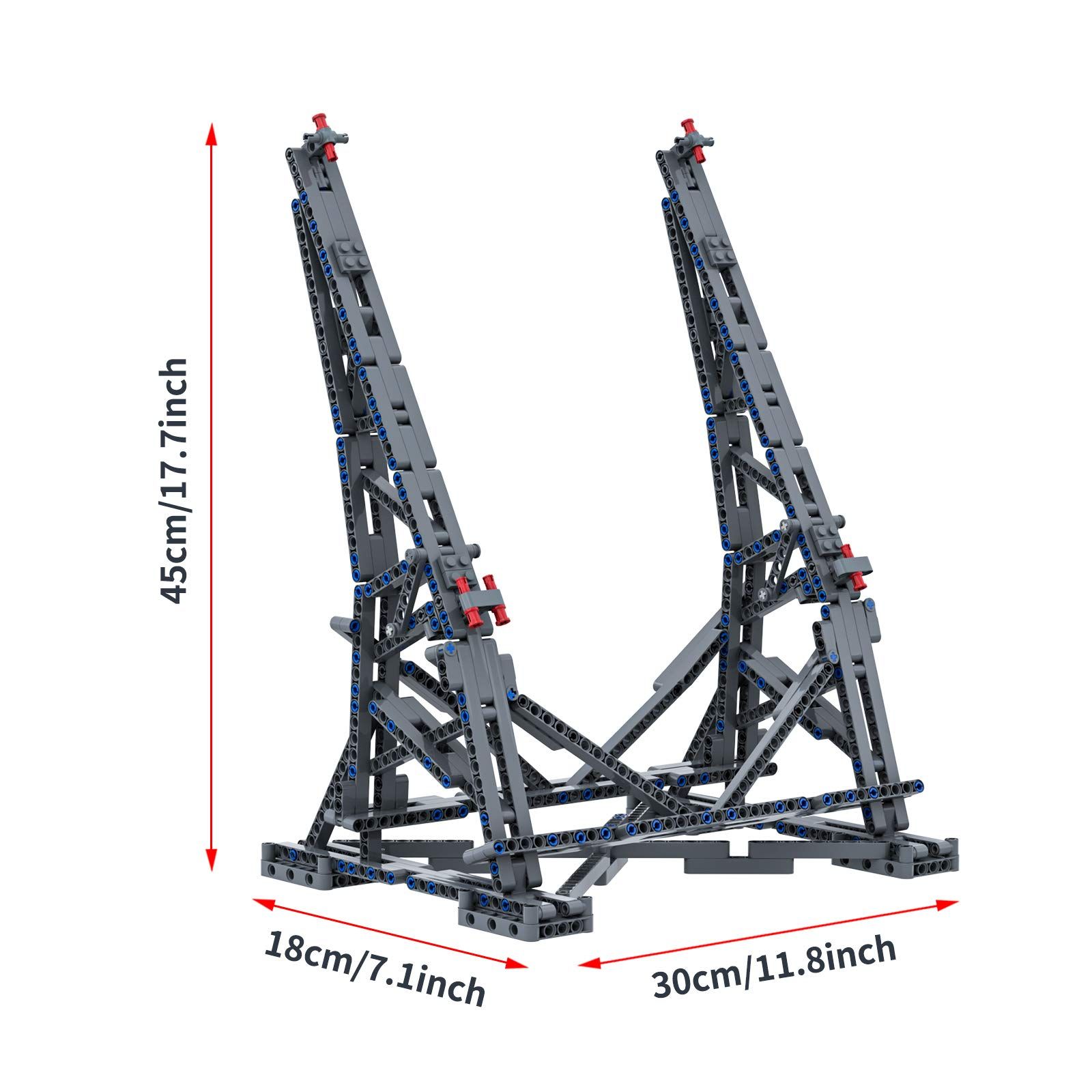 ミレニアムファルコン 縦型ディスプレイブラケット レゴ75192 スターシップモデル用 頑丈なスタンド組み立てキット 大人向けのギフトや映画 に最適