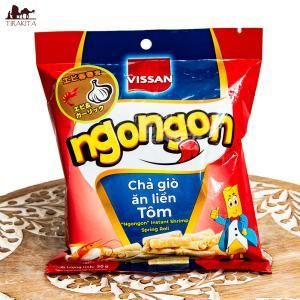 3営業日で発送 Vissan 海老ミニ春巻きスナック エビ＆ガーリック 50g 403568 入数 40