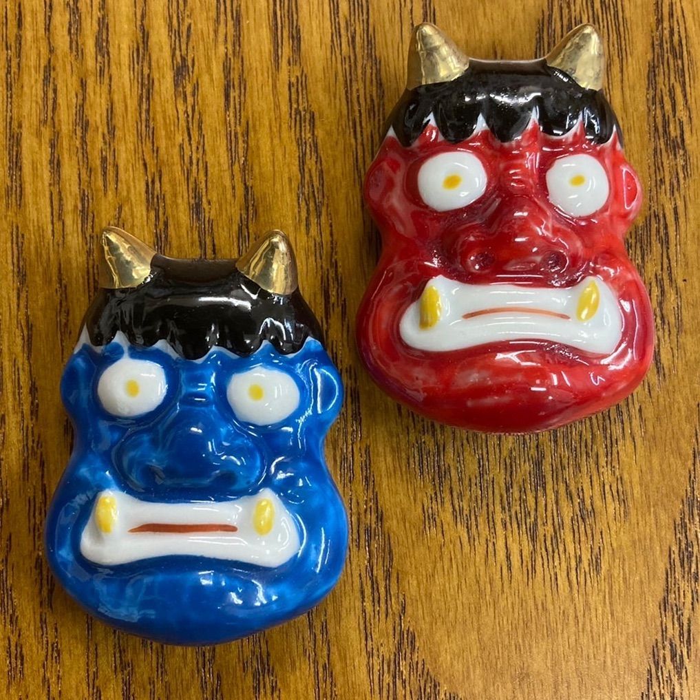 箸置き 鬼 赤鬼 青鬼 節分 豆まき - メルカリ