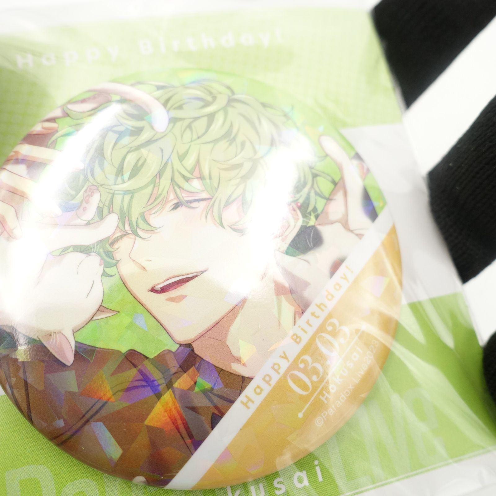 パラライ　北斎　缶バッジ　バースデー Paradox Live BIRTHDAY GOODS 2025 征木 北斎 – GCRESTORE