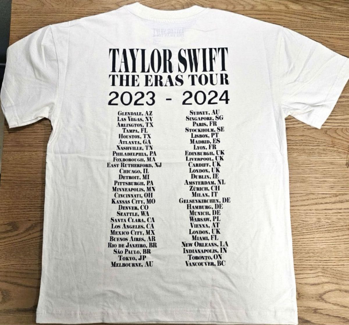 新品・未使用】テイラー・スウィフト2024東京ドーム公演ツアーT