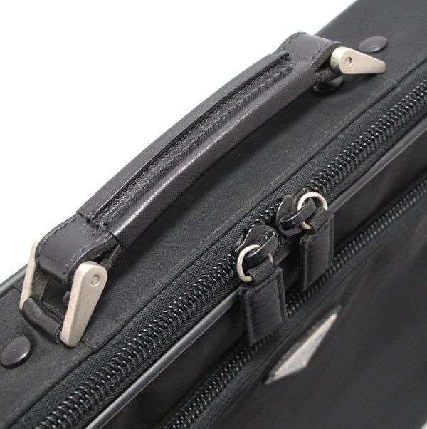 【✨美品✨】プラダ 三角ロゴ ブリーフケース PCケース ナイロン ブラック プラダ PRADA 三角ロゴ ブリーフケース 2WAYビジネスバッグ PCケース