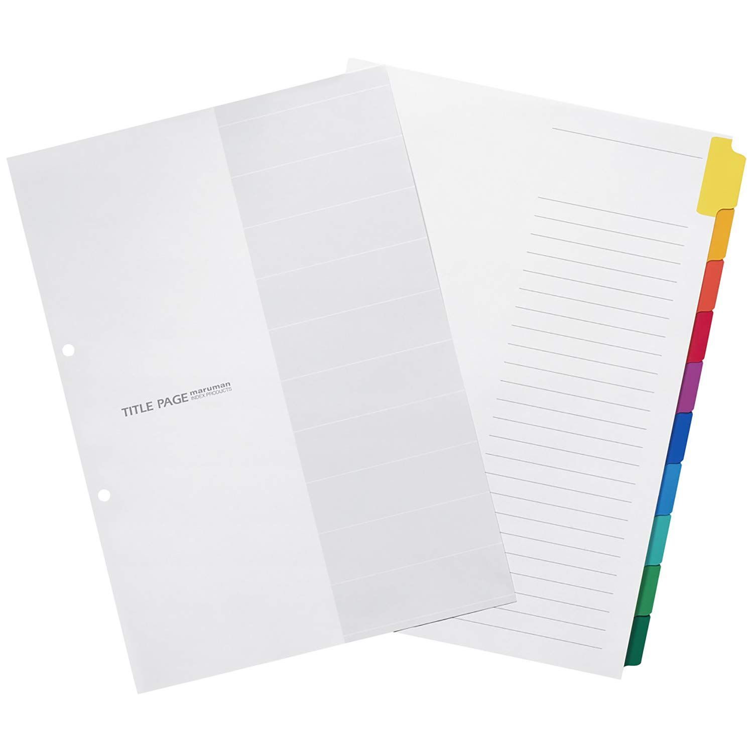 インデックスシート 10山