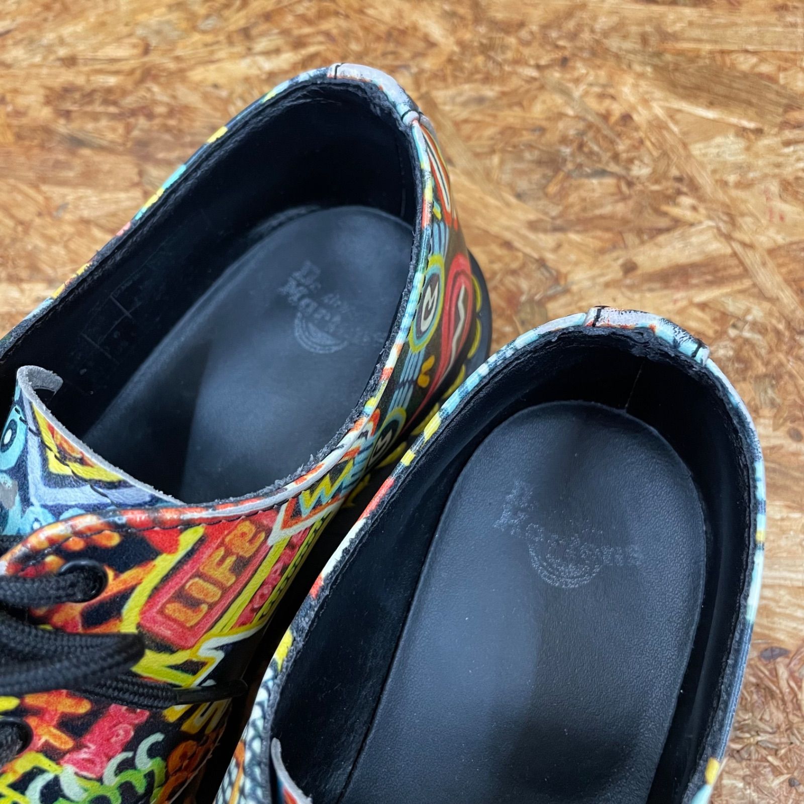 Dr.Martens × MARK WIGAN 3ホール UK4 23.0~23.5cm 総柄 ドクター 