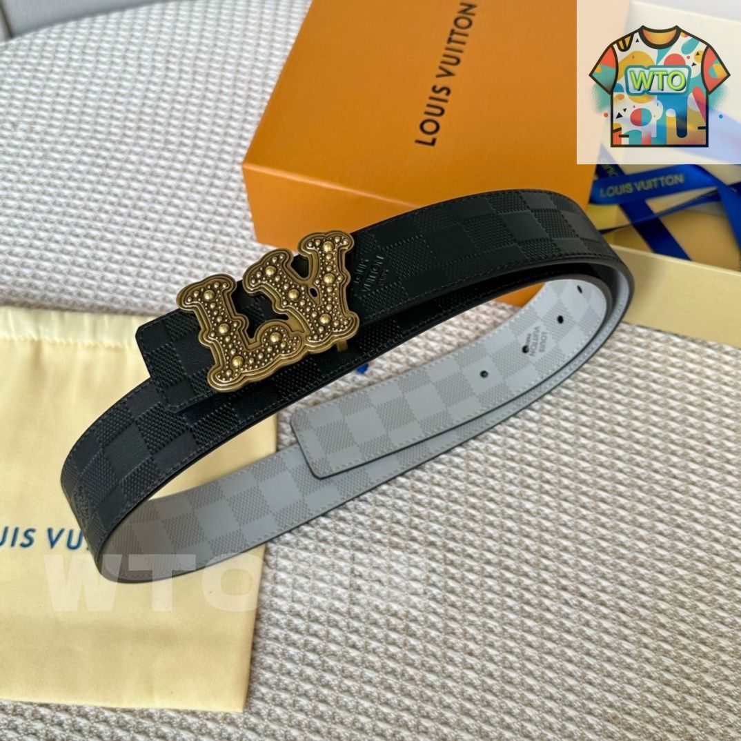 リクエスト 2点 まとめ商品 Louis Vuitton ルイ・ヴィトン ビジネスカジュアルベルト08-3