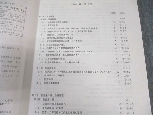 CPA会計学院 公認会計士講座 監査論 論文対策講義 松本レジュメ 2025年合格目標 未使用品 計4冊 055M4D CPA会計学院 公認会計士講座 監査論 論文対策講義 松本レジュメ 2025年