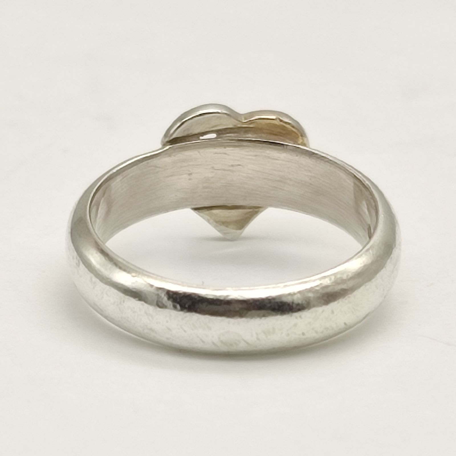 美品】ヴァンドーム青山 V刻印 ハートデザインリング SILVER K10