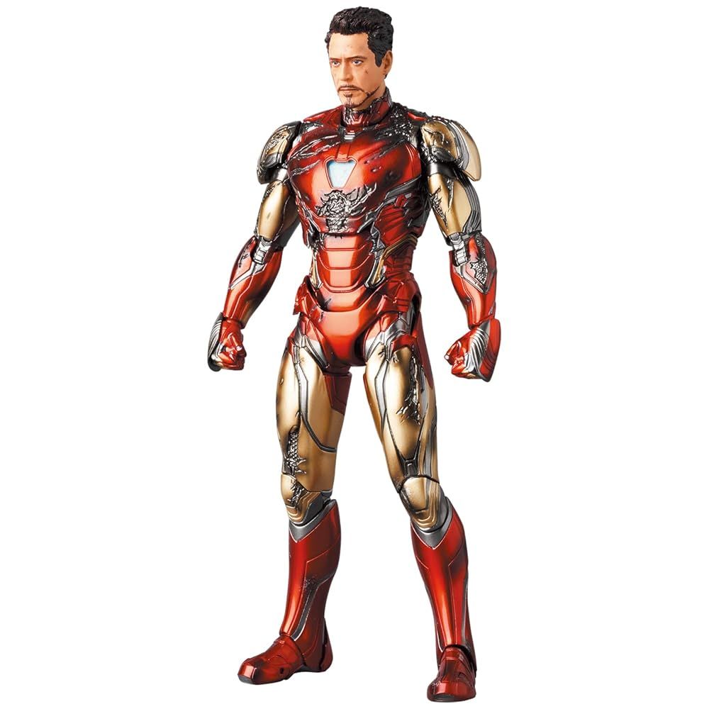 MAFEX マフェックス No.195 IRON MAN MARK 85 アイアンマン マーク85 BATTLE DAMAGE Ver. 全高約160 mm ノンスケール 塗装済み アクションフィギュア