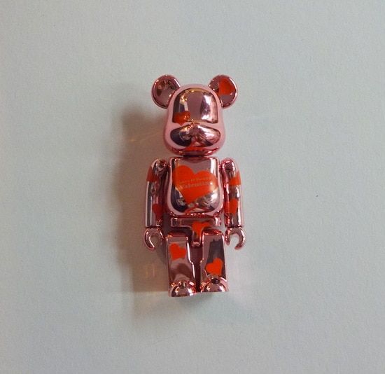 MEDICOMTOY 100%BE@RBRICK LOVEu0026HAPPY バレンタイン 2013(ピンクメッキ) 100%