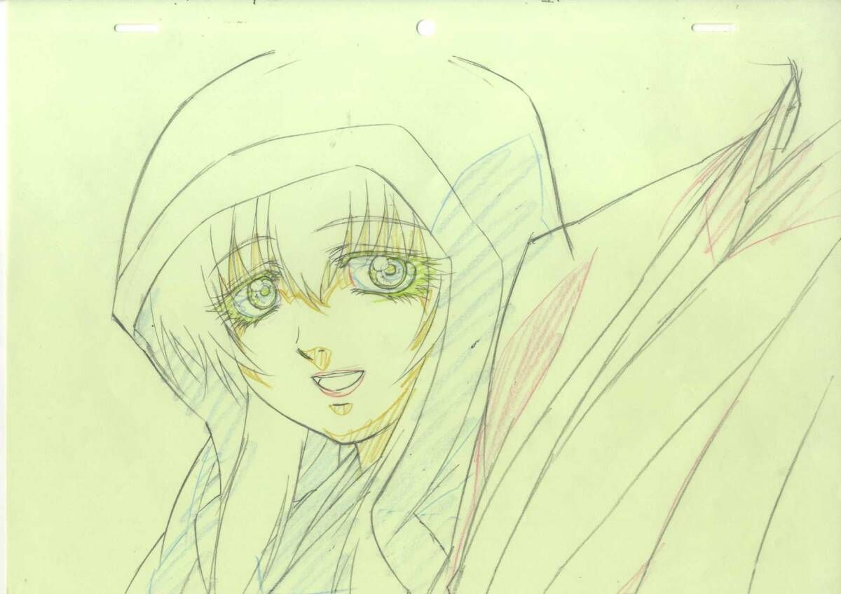 朧 バジリスク 〜甲賀忍法帖〜Basilisk〜 直筆レイアウト修正 原画 朧 バジリスク 〜甲賀忍法帖〜Basilisk〜 直筆レイアウト修正 原画