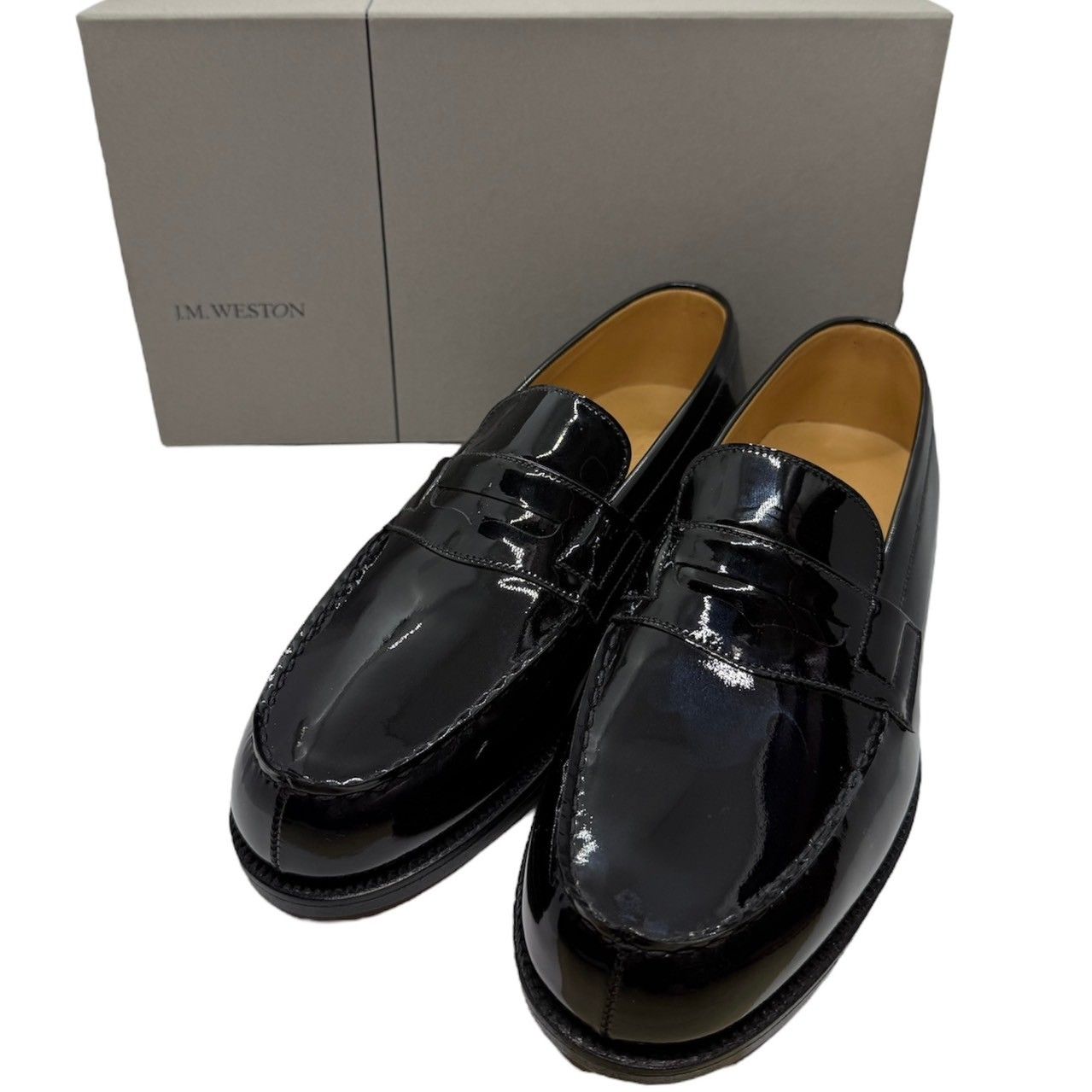 J.M. WESTON ジェイエムウエストン Signature Loafer BLACK PATENT 180 