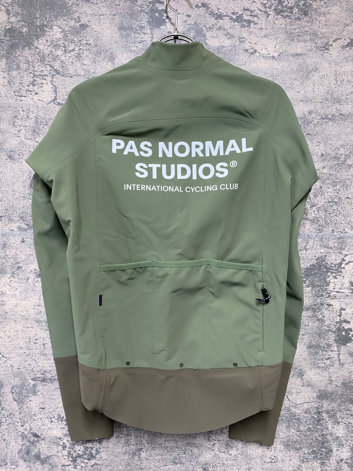 JL172 パスノーマルスタジオ PAS NORMAL STUDIOS Mechanism THERMAL JACKET 長袖 サイクルジャケット オリーブ S 裏起毛