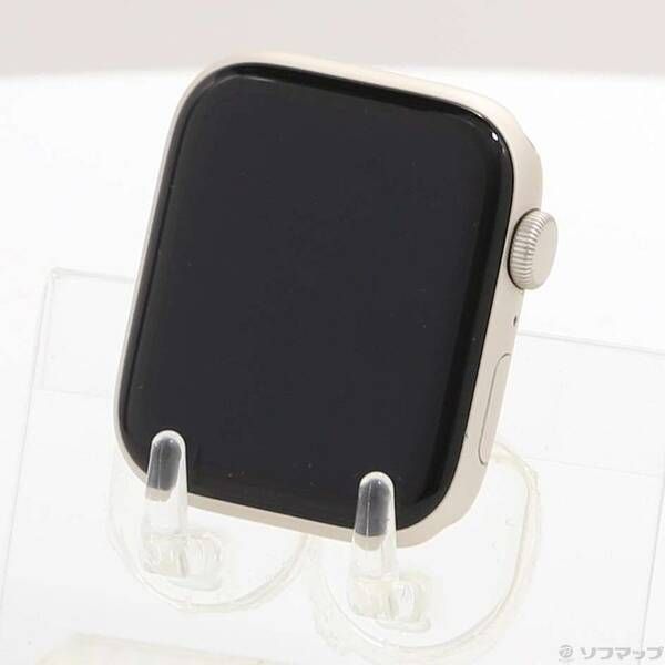 〔 品〕 Apple Watch SE 第2世代 GPS 44mm スターライトアルミニウムケース バンド無し 305