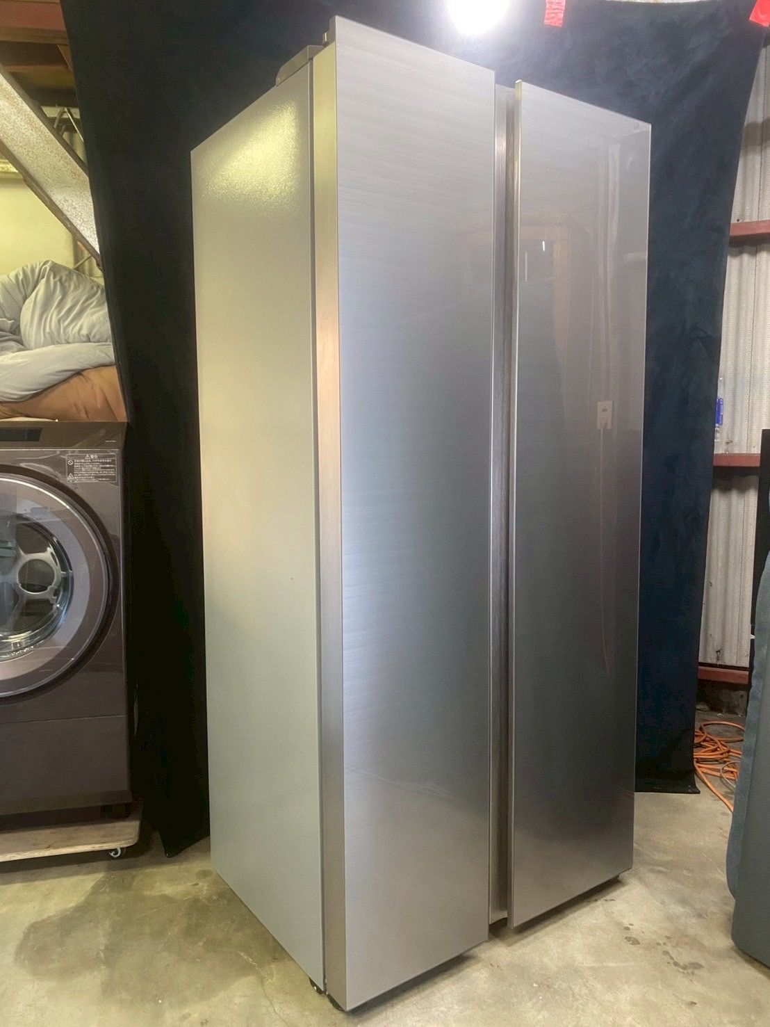 AQUA 2ドア冷蔵庫 AQR-SBS45F　449L/フレンチドア AQUA 冷蔵庫 449Lフレンチドア シルバー AQR-SBS45F(S) - メルカリ