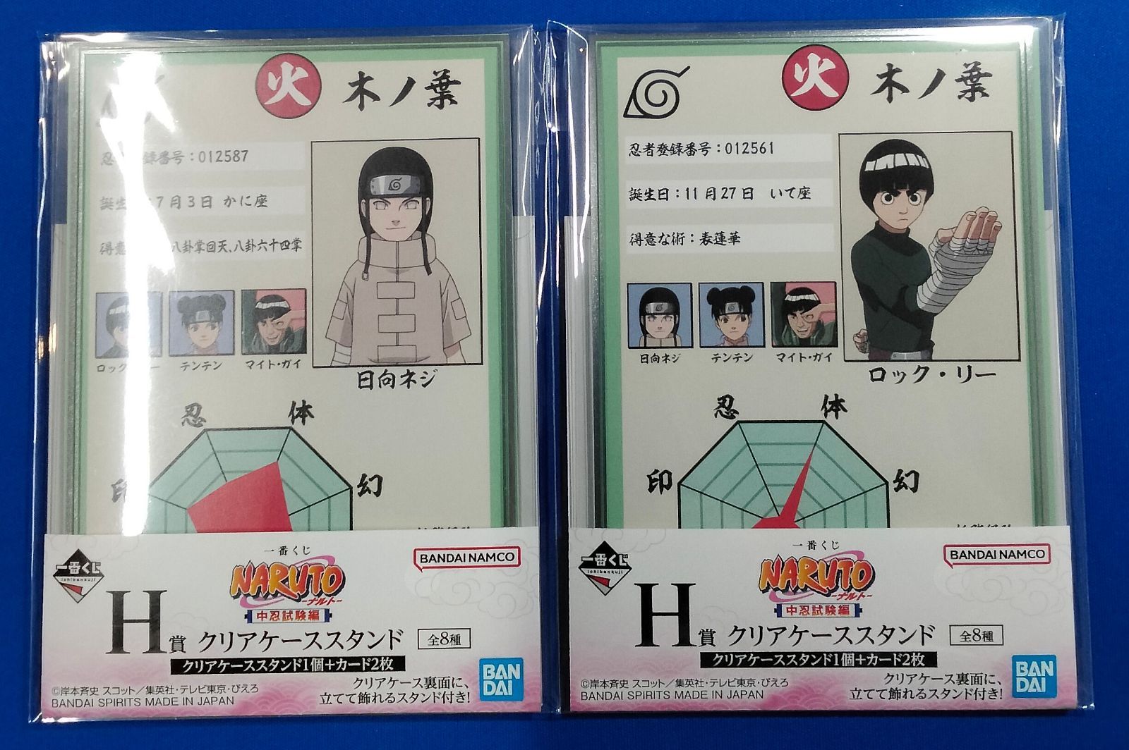 NARUTO ロック・リー D賞 フィギュア H賞クリアケーススタンド付き 中古即納】[FIG]D賞 ロック・リー MASTERLISE 一番くじ NARUTO
