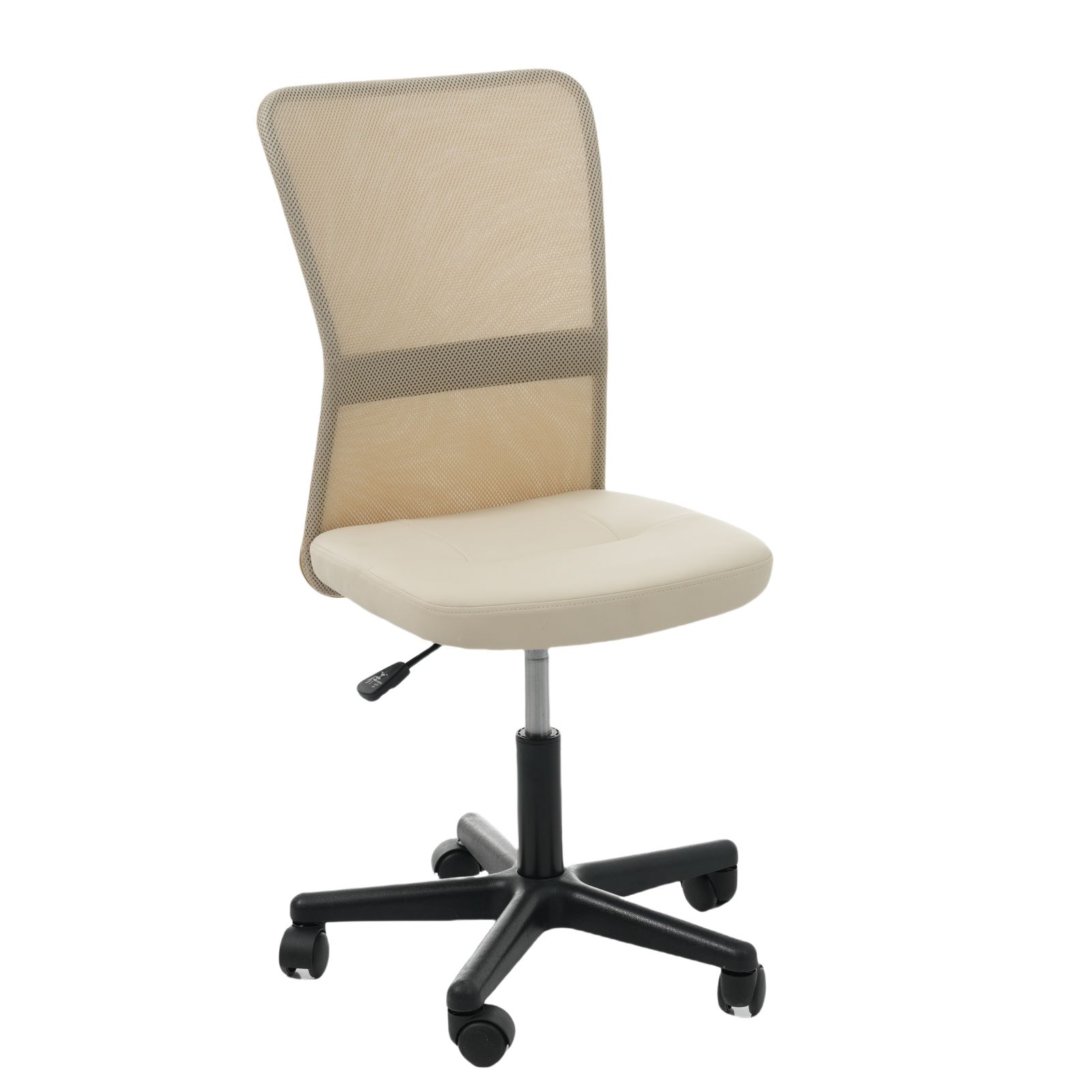 3脚 PVC 座面 ベージュ 世界検査機関SGS規格最高ランク オフィスチェア メッシュ パソコンチェア デスクチェア オフィスチェアー PCチェア OAチェア 疲れにくい 肘無